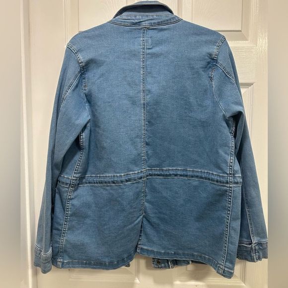 Judy Blue Zip Up Denim Jean Jacket - Picture 5 of 12